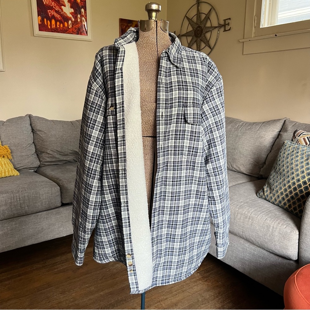 RED HEAD SHERPA LINED FLANNEL XL WESTERN COWBOY
